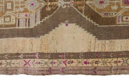 Vintage Large Rug, Oushak Area Rug 5'10" x 14'3" feet 177 x 435 cm