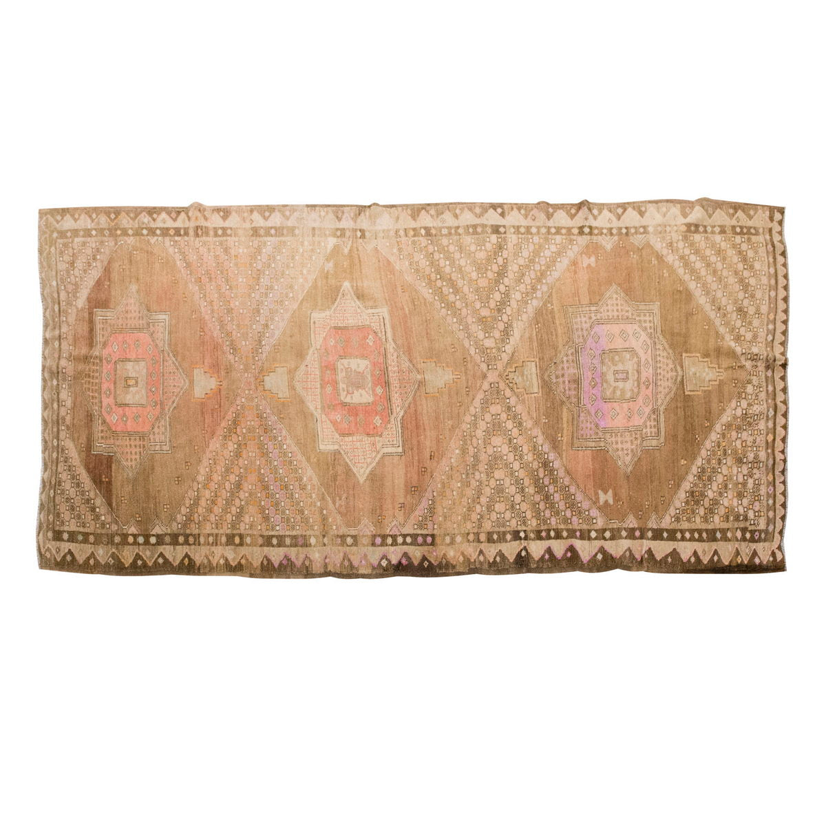 Vintage Large Rug, Oushak Area Rug 5'10 x 11'5 feet 178 x 347 cm