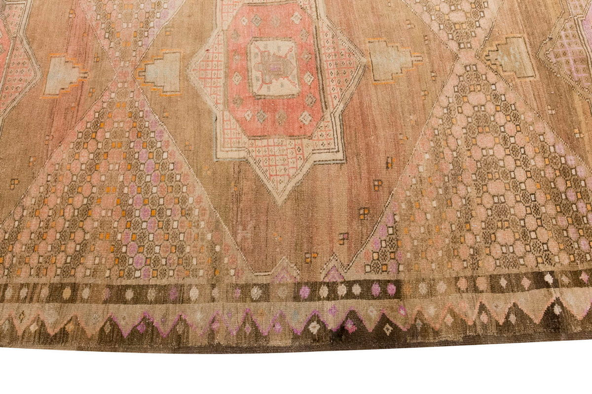Vintage Large Rug, Oushak Area Rug 5'10 x 11'5 feet 178 x 347 cm