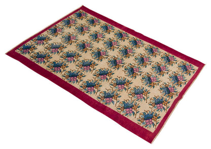 Vintage Large Rug, Oushak Area Rug 5'11" x 8'6" feet 181 x 260 cm