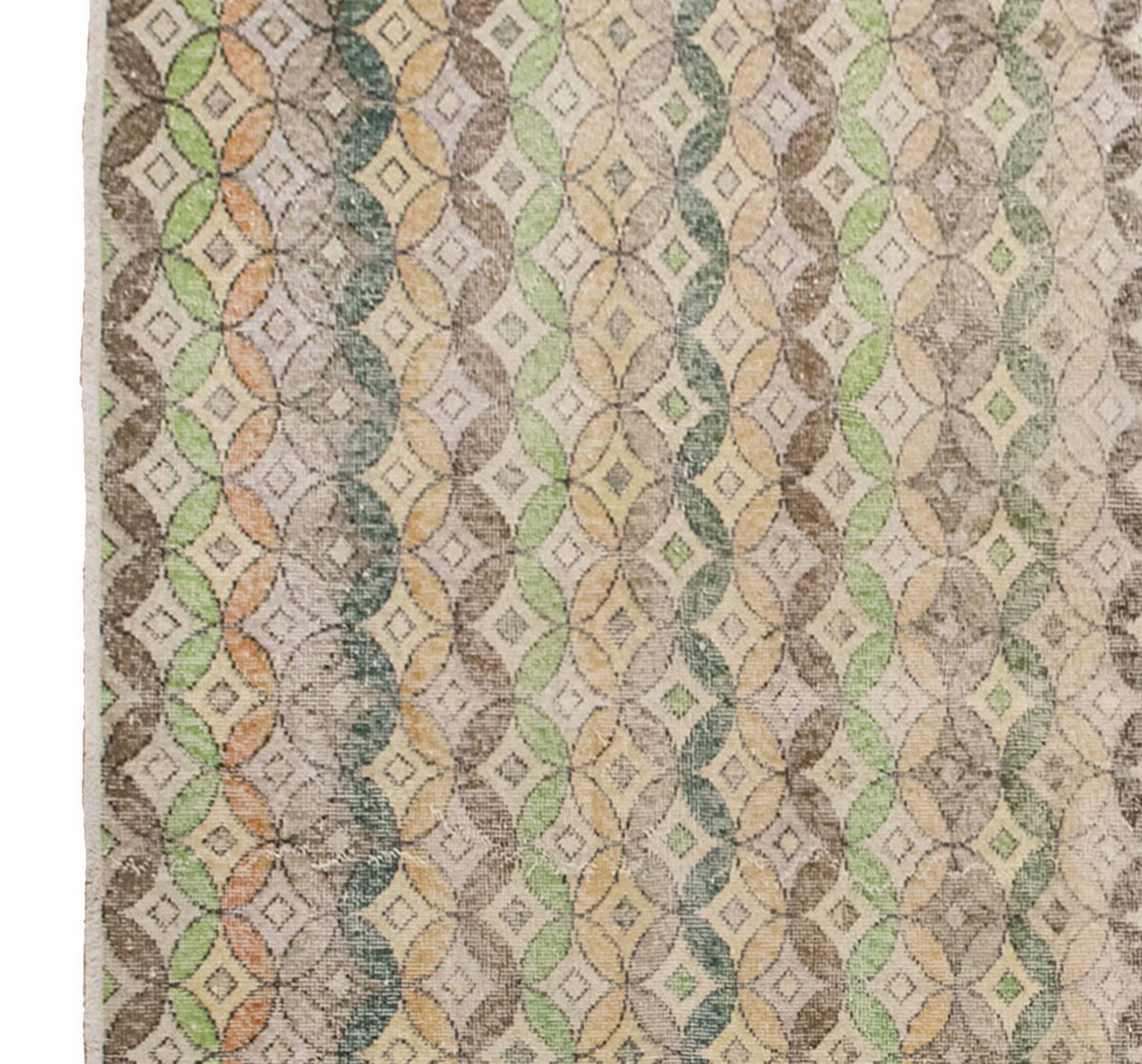 Vintage Large Rug, Oushak Area Rug 5'11" x 9'10" feet 180 x 300 cm