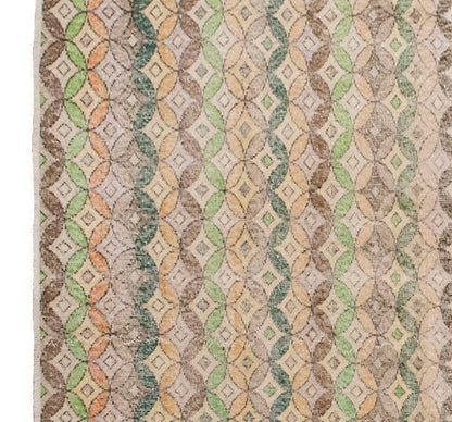Vintage Large Rug, Oushak Area Rug 5'11" x 9'10" feet 180 x 300 cm