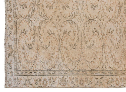 Vintage Large Rug, Oushak Area Rug 5'2" x 8'6" feet 157 x 258 cm
