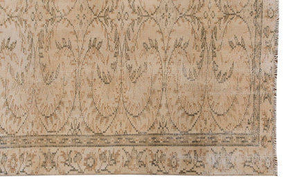 Vintage Large Rug, Oushak Area Rug 5'2" x 8'6" feet 157 x 258 cm