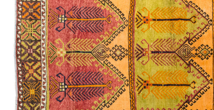 Vintage Large Rug, Oushak Area Rug 5'2" x 8'9 feet 158 x 267 cm