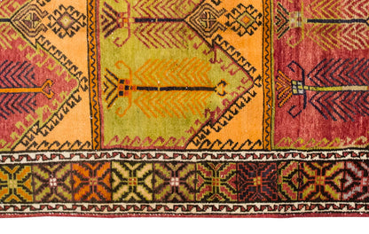 Vintage Large Rug, Oushak Area Rug 5'2" x 8'9 feet 158 x 267 cm