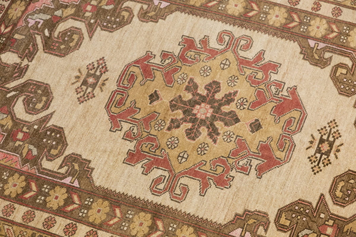 Vintage Large Rug, Oushak Area Rug 5'3" x 12'10" feet 160 x 390 cm