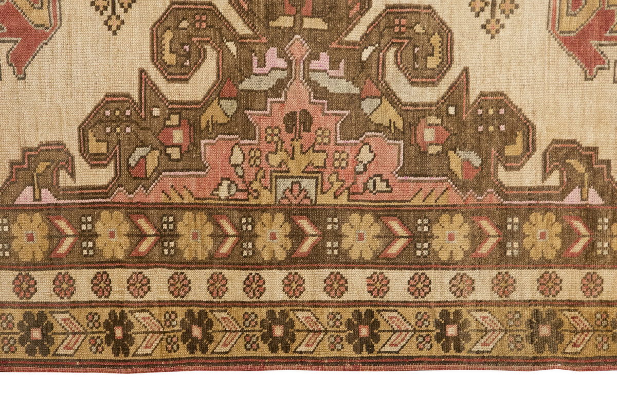 Vintage Large Rug, Oushak Area Rug 5'3" x 12'10" feet 160 x 390 cm