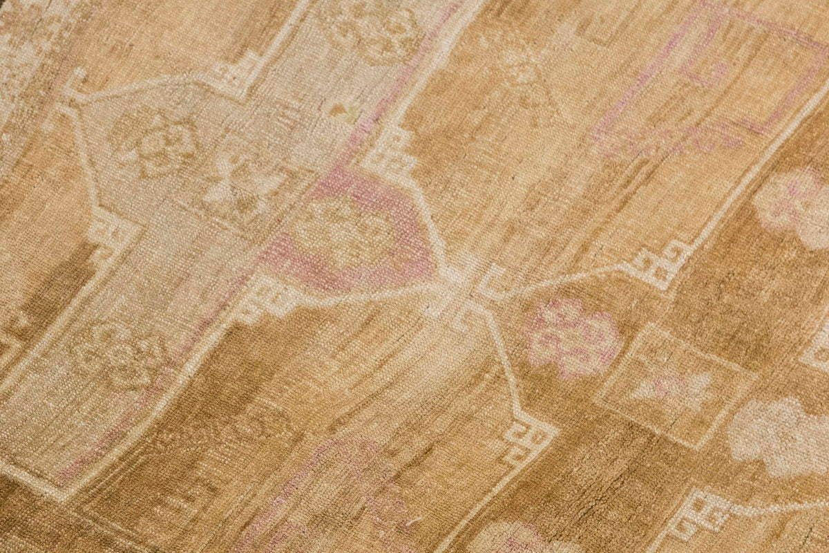 Vintage Large Rug, Oushak Area Rug 5'3" x 13'1" feet 159 x 400 cm