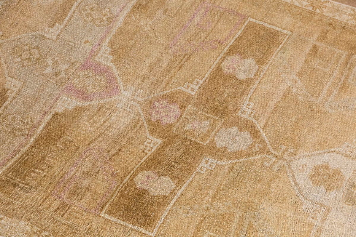 Vintage Large Rug, Oushak Area Rug 5'3" x 13'1" feet 159 x 400 cm