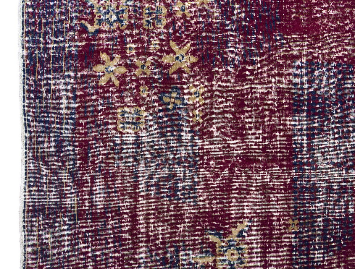 Vintage Large Rug, Oushak Area Rug 5'3" x 7'7" feet 160 x 232 cm