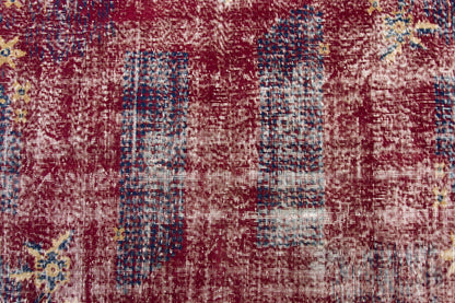 Vintage Large Rug, Oushak Area Rug 5'3" x 7'7" feet 160 x 232 cm