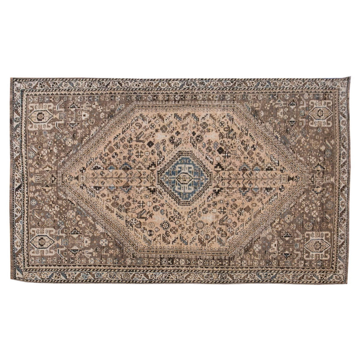Vintage Large Rug, Oushak Area Rug 5'3" x 8'1" feet 160 x 247 cm