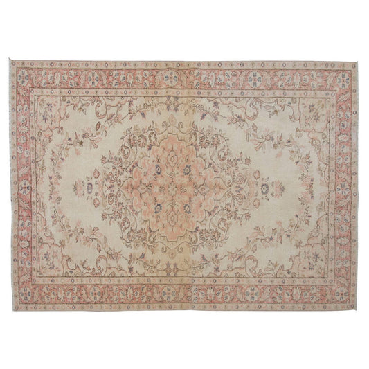 Vintage Large Rug, Oushak Area Rug 5'3" x 8'4" feet 159 x 253 cm