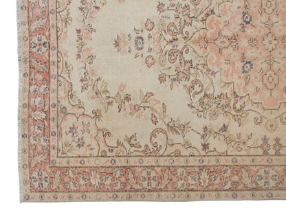 Vintage Large Rug, Oushak Area Rug 5'3" x 8'4" feet 159 x 253 cm