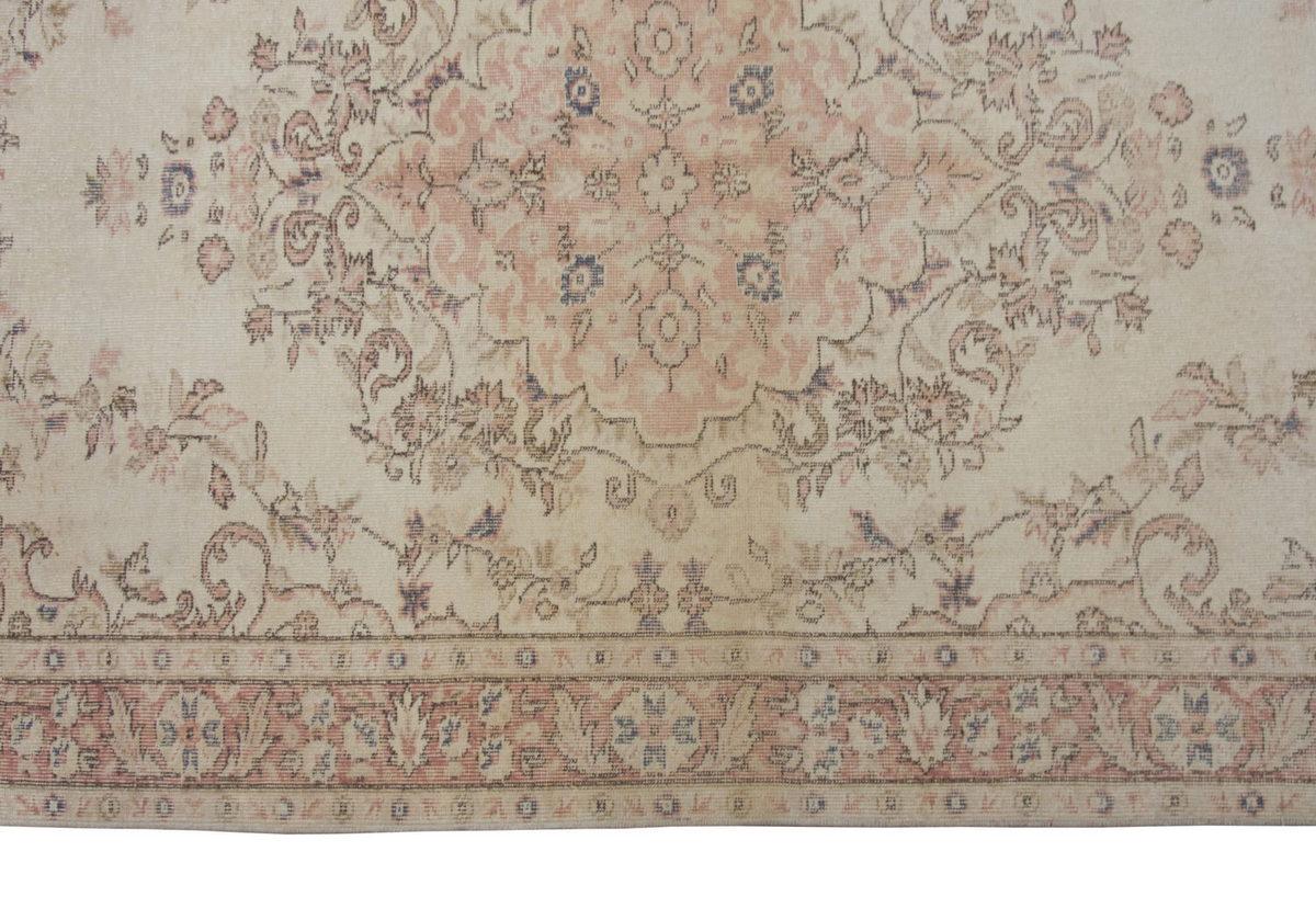 Vintage Large Rug, Oushak Area Rug 5'3" x 8'4" feet 159 x 253 cm