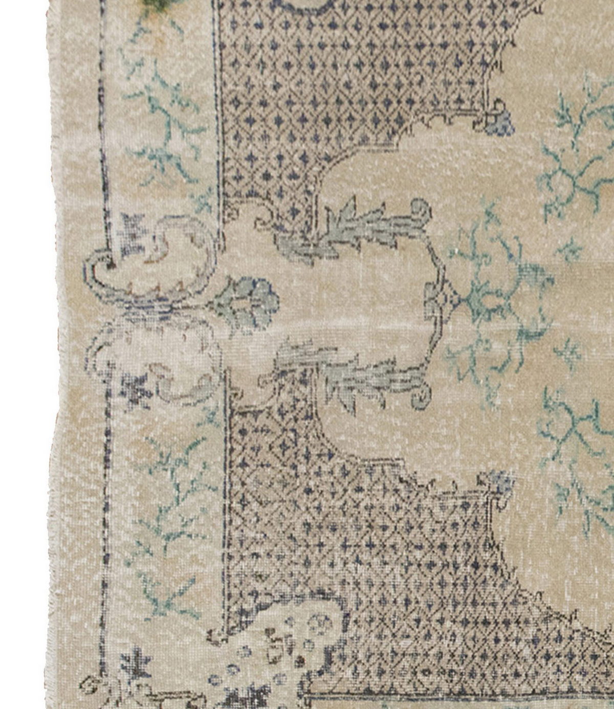 Vintage Large Rug, Oushak Area Rug 5'3" x 8'9" feet 161 x 266 cm