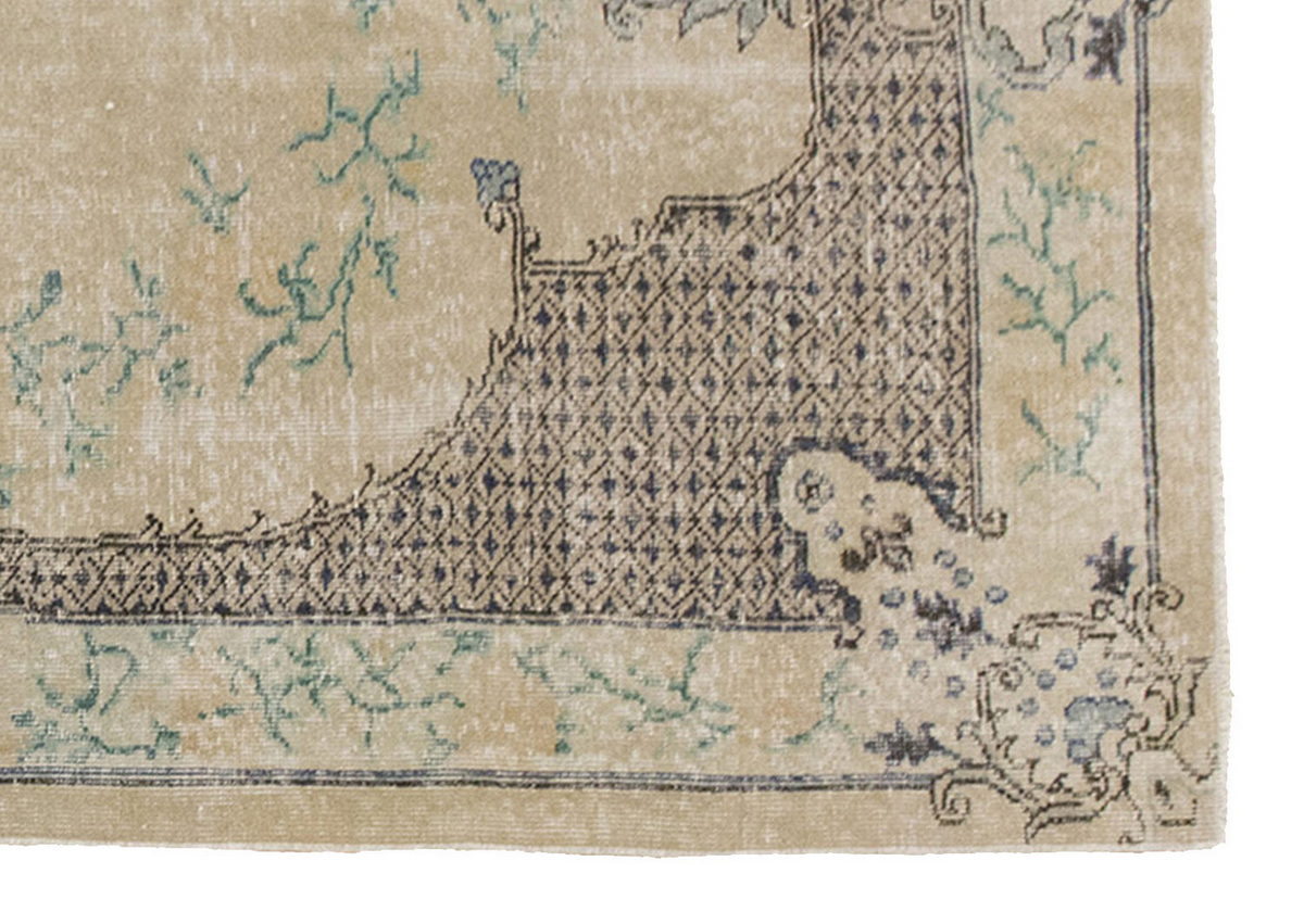 Vintage Large Rug, Oushak Area Rug 5'3" x 8'9" feet 161 x 266 cm