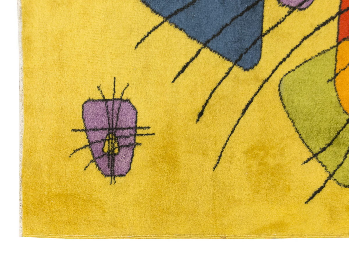 Vintage Large Rug, Oushak Area Rug 5'3 x 8'3 feet 161 x 252 cm