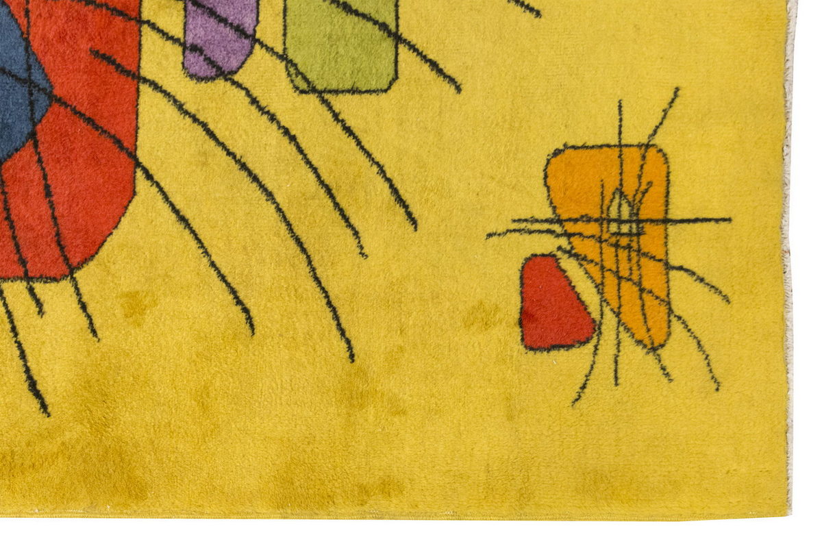 Vintage Large Rug, Oushak Area Rug 5'3 x 8'3 feet 161 x 252 cm