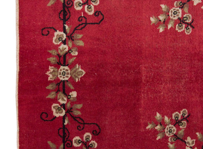 Vintage Large Rug, Oushak Area Rug 5'4" x 8'6" feet 162 x 260 cm