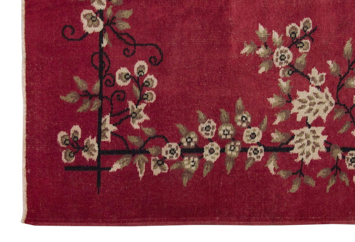 Vintage Large Rug, Oushak Area Rug 5'4" x 8'6" feet 162 x 260 cm