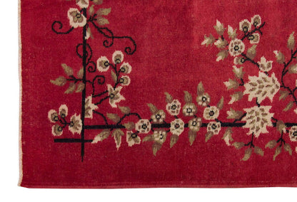 Vintage Large Rug, Oushak Area Rug 5'4" x 8'6" feet 162 x 260 cm