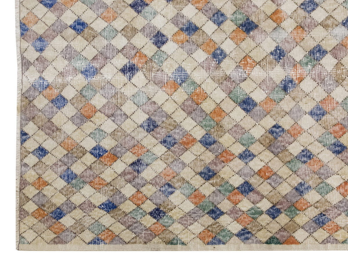 Vintage Large Rug, Oushak Area Rug 5'5" x 8'10" feet 165 x 270 cm