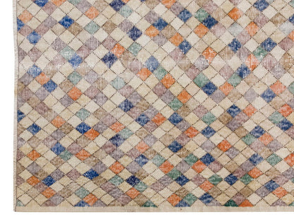 Vintage Large Rug, Oushak Area Rug 5'5" x 8'10" feet 165 x 270 cm