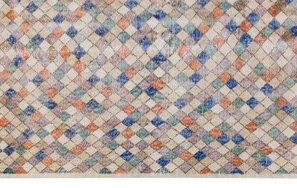 Vintage Large Rug, Oushak Area Rug 5'5" x 8'10" feet 165 x 270 cm