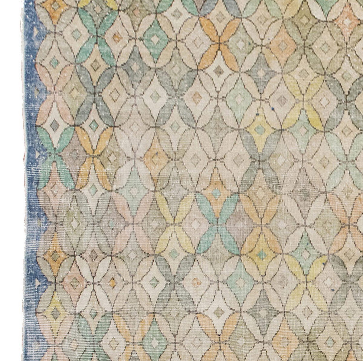 Vintage Large Rug, Oushak Area Rug 5'6" x 9'2" feet 167 x 279 cm