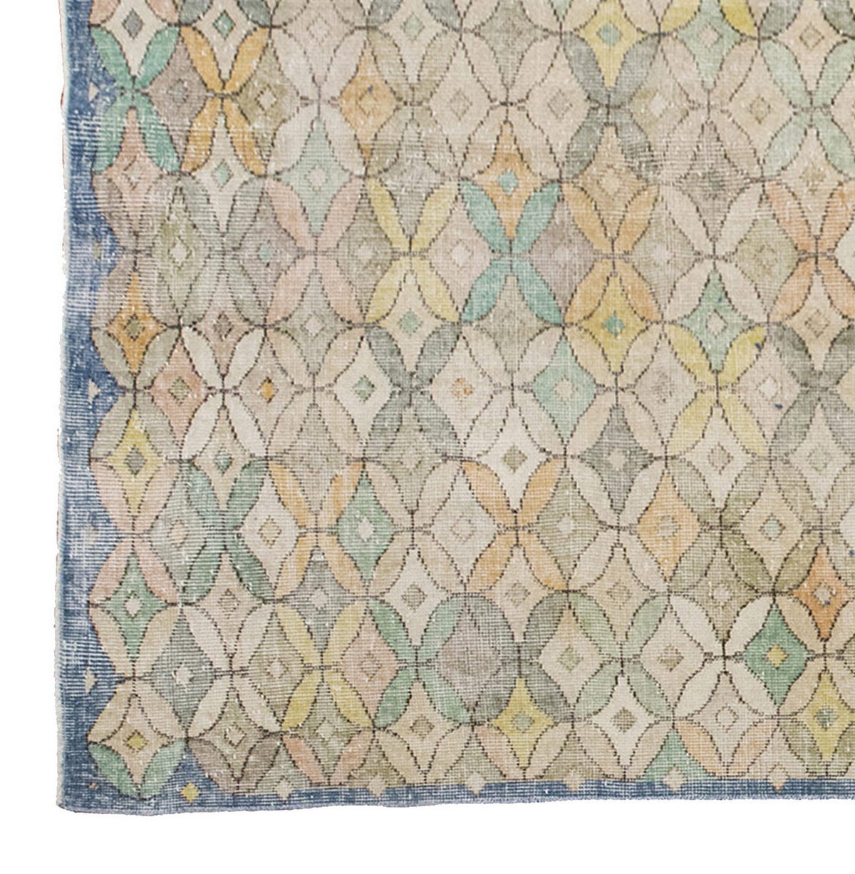 Vintage Large Rug, Oushak Area Rug 5'6" x 9'2" feet 167 x 279 cm