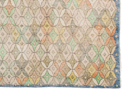 Vintage Large Rug, Oushak Area Rug 5'6" x 9'2" feet 167 x 279 cm