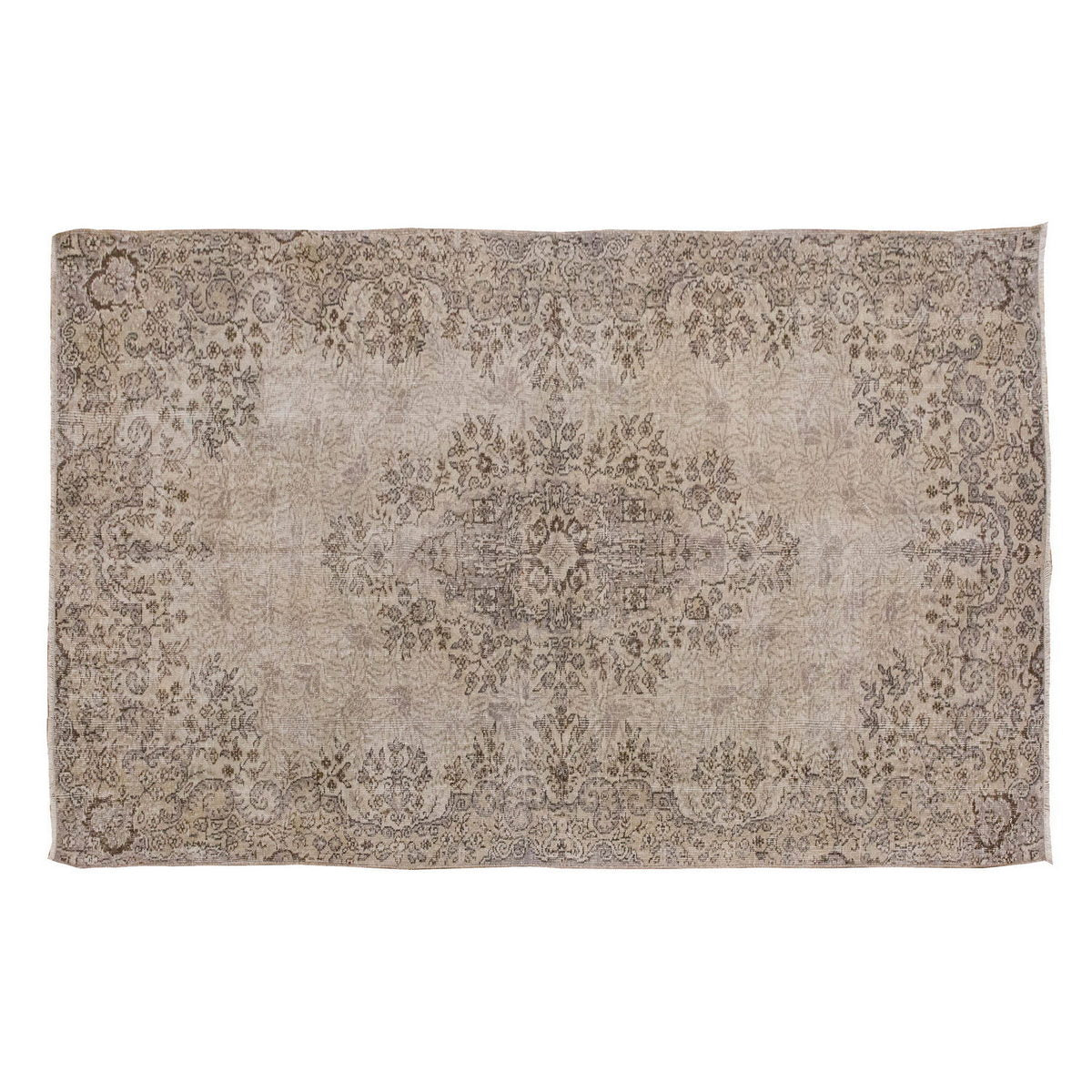 Vintage Large Rug, Oushak Area Rug 5'6" x 9'2" feet 167 x 280 cm