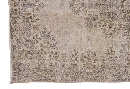 Vintage Large Rug, Oushak Area Rug 5'6" x 9'2" feet 167 x 280 cm