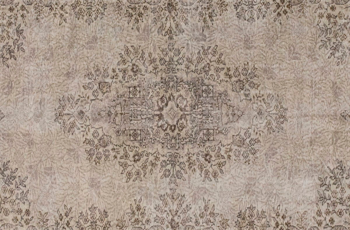 Vintage Large Rug, Oushak Area Rug 5'6" x 9'2" feet 167 x 280 cm