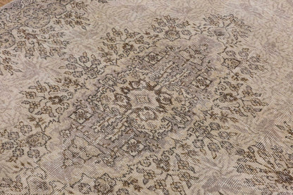 Vintage Large Rug, Oushak Area Rug 5'6" x 9'2" feet 167 x 280 cm