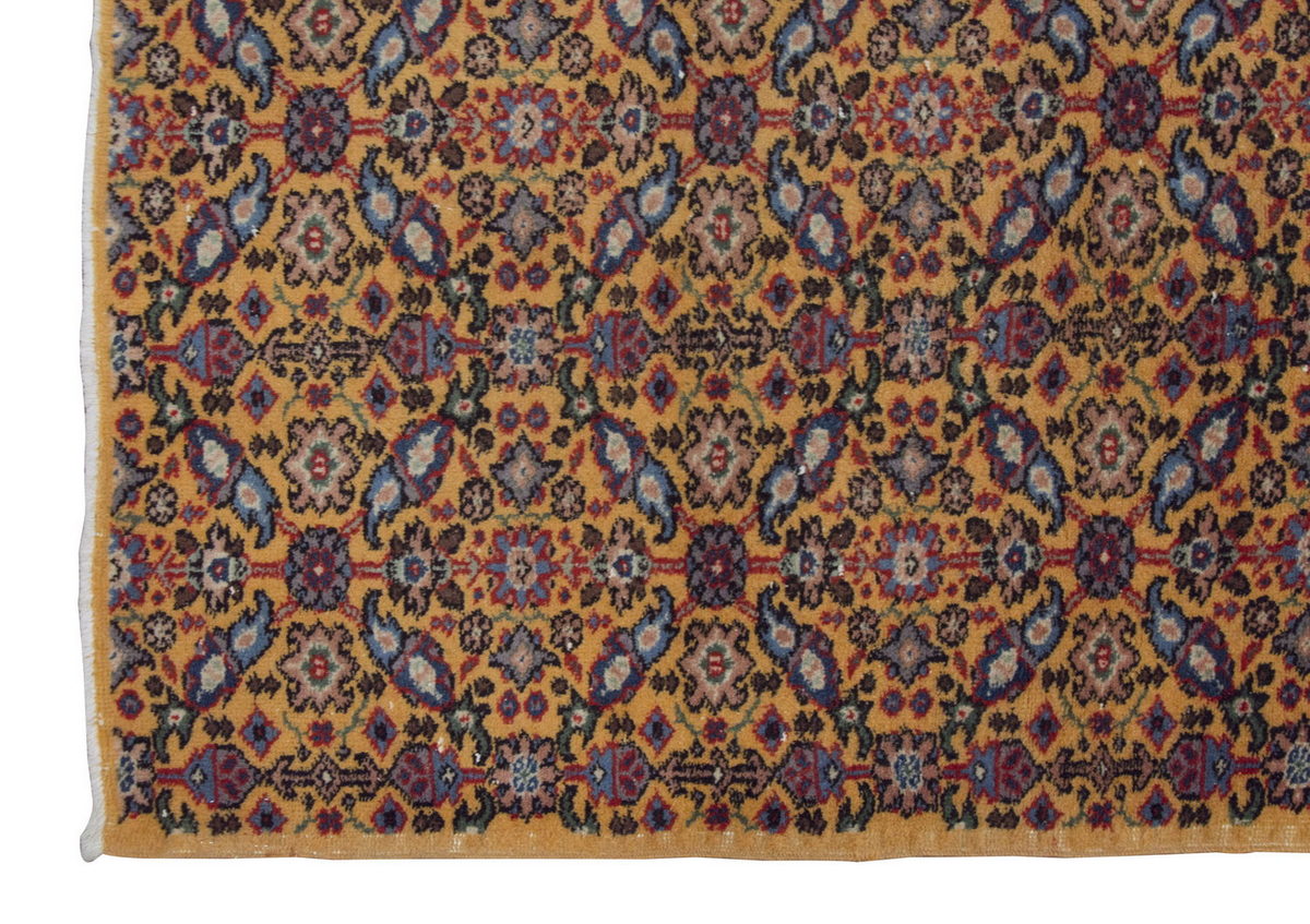 Vintage Large Rug, Oushak Area Rug 5'7" x 9'8" feet 170 x 295 cm