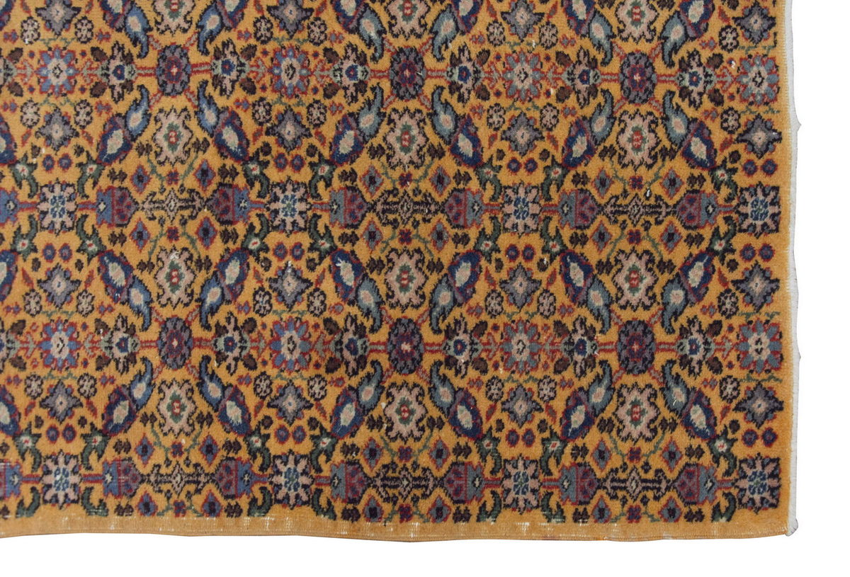 Vintage Large Rug, Oushak Area Rug 5'7" x 9'8" feet 170 x 295 cm