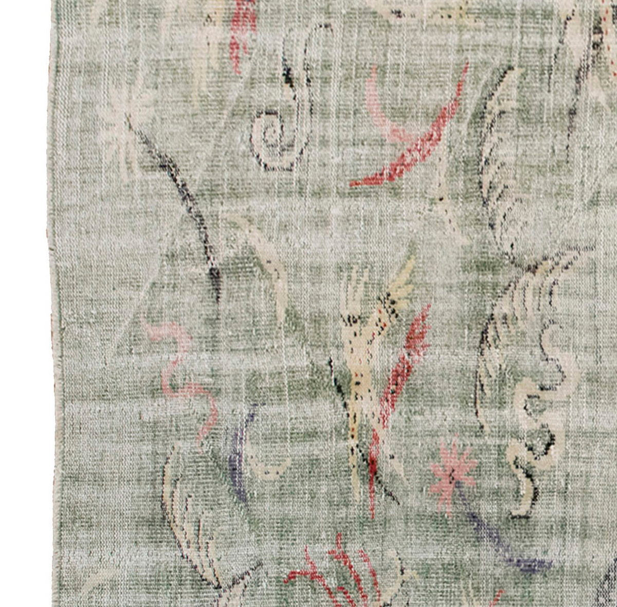 Vintage Large Rug, Oushak Area Rug 5'8" x 8'8" feet 172 x 263 cm