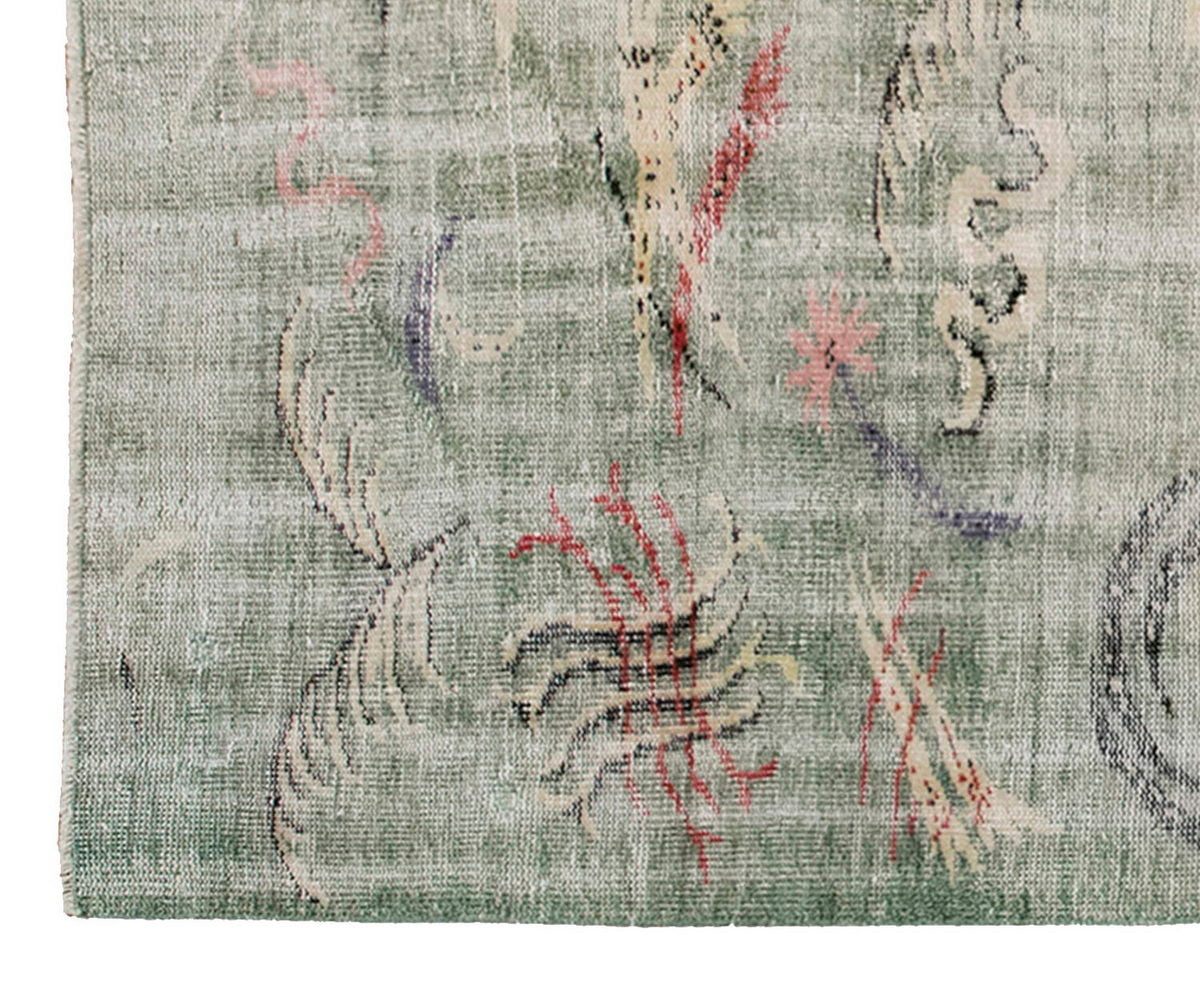 Vintage Large Rug, Oushak Area Rug 5'8" x 8'8" feet 172 x 263 cm