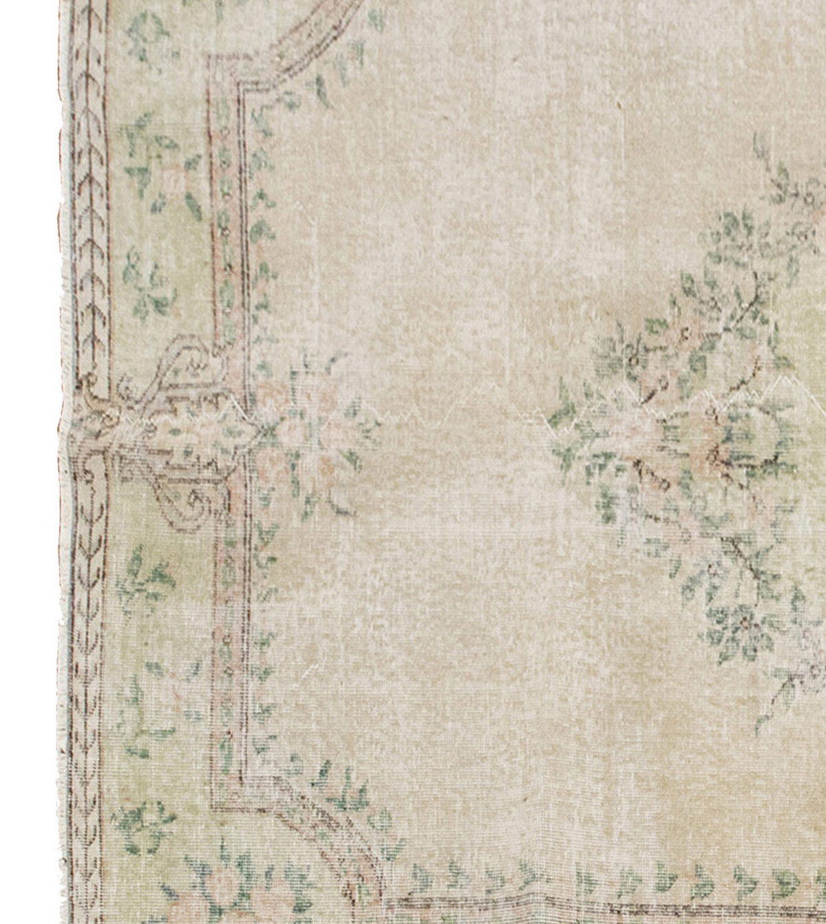 Vintage Large Rug, Oushak Area Rug 5'9" x 9' feet 175 x 275 cm
