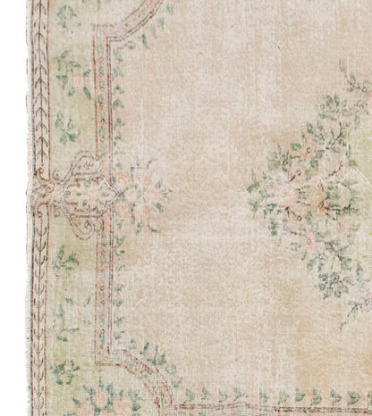 Vintage Large Rug, Oushak Area Rug 5'9" x 9' feet 175 x 275 cm