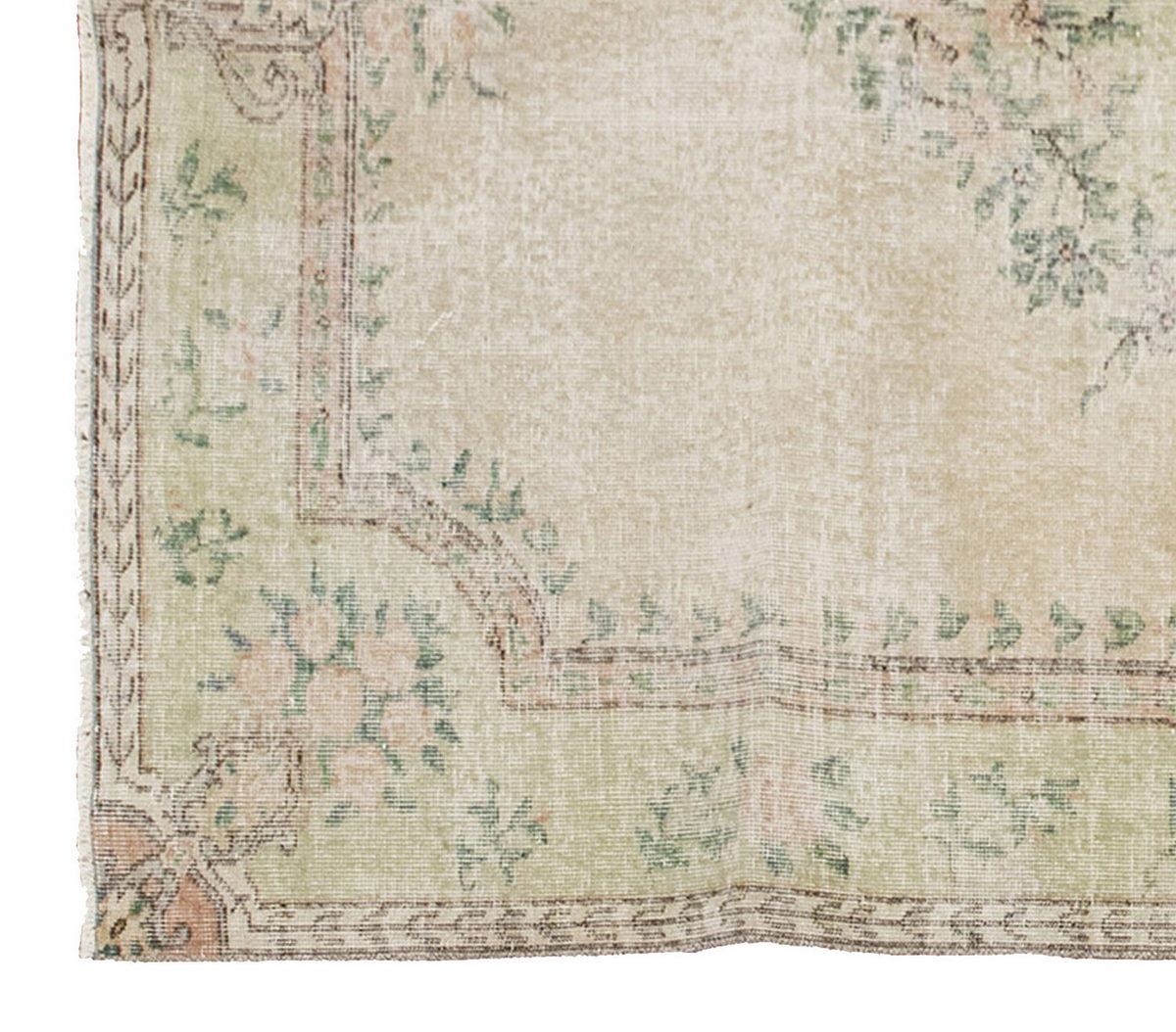 Vintage Large Rug, Oushak Area Rug 5'9" x 9' feet 175 x 275 cm