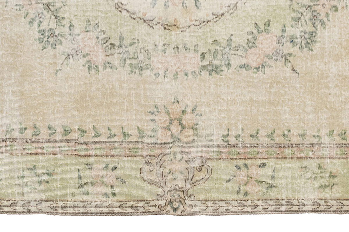 Vintage Large Rug, Oushak Area Rug 5'9" x 9' feet 175 x 275 cm