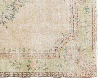 Vintage Large Rug, Oushak Area Rug 5'9" x 9' feet 175 x 275 cm
