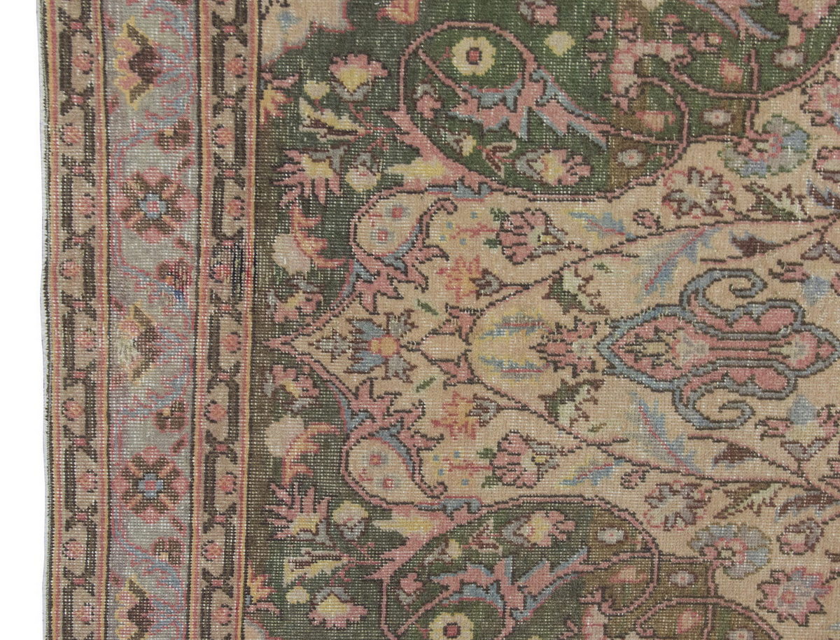 Vintage Large Rug, Oushak Area Rug 5'9" x 9'2" feet 175 x 280 cm