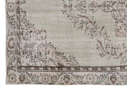 Vintage Large Rug, Oushak Area Rug 5'9" x 9'4" feet 175 x 284 cm