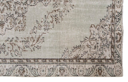 Vintage Large Rug, Oushak Area Rug 5'9" x 9'4" feet 175 x 284 cm