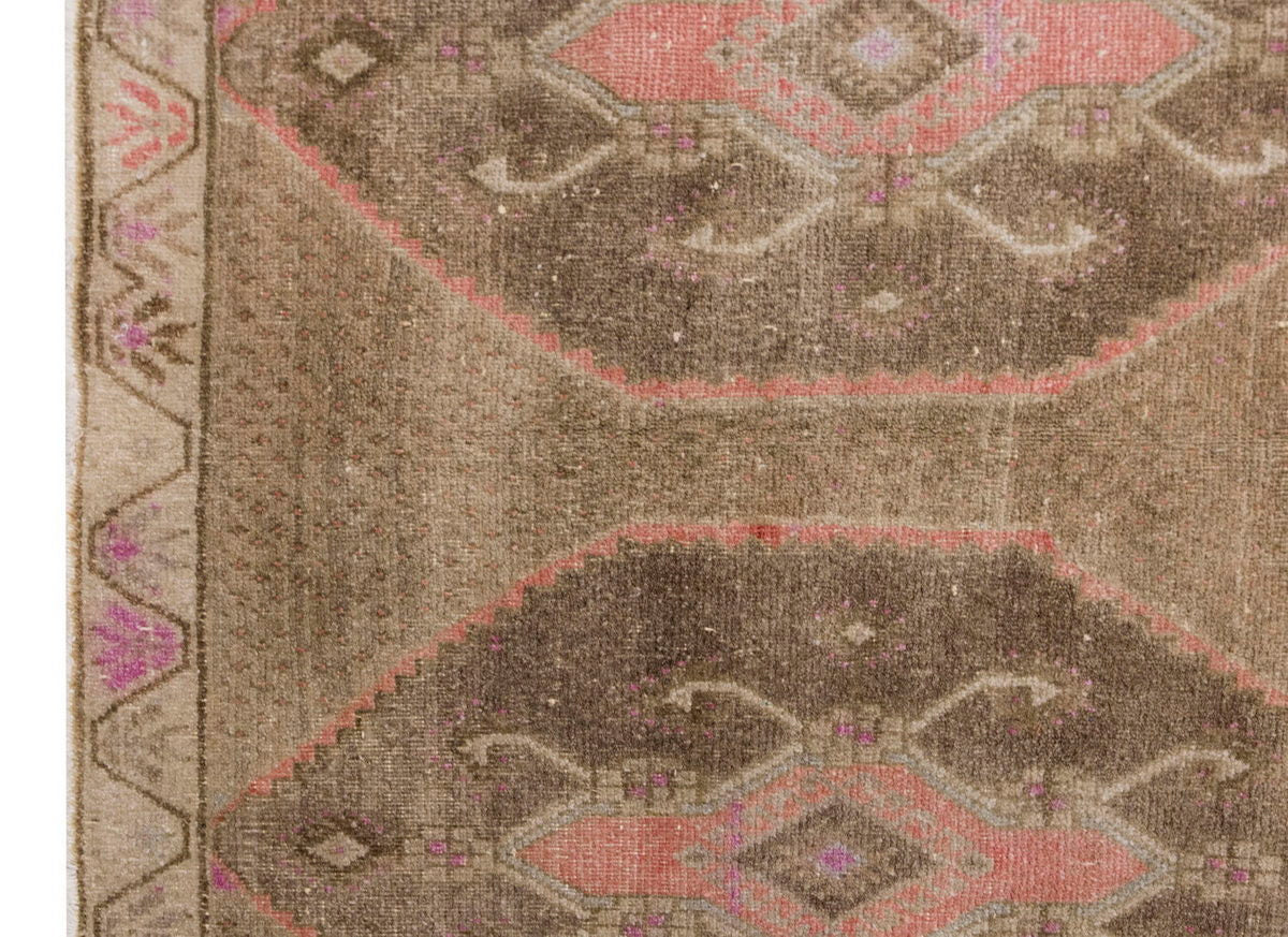 Vintage Large Rug, Oushak Area Rug 5 x 12'4 feet 152 x 375 cm